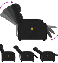 Massagesessel Schwarz Kunstleder