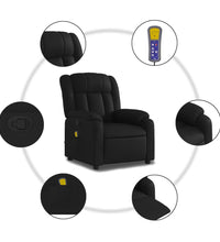 Massagesessel Schwarz Kunstleder