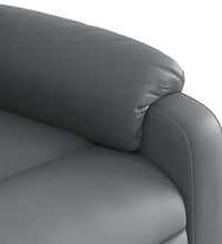 Massagesessel Grau Kunstleder