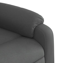 Massagesessel Dunkelgrau Stoff