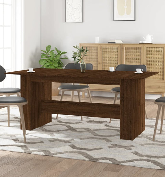 Esstisch Braun Eichen-Optik 180x90x76 cm Holzwerkstoff