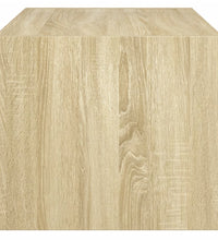 Couchtisch mit Glastüren Sonoma-Eiche 68x50x42 cm