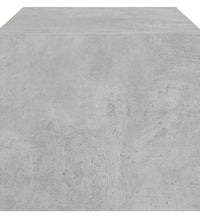 Couchtisch mit Glastüren Betongrau 68x50x42 cm