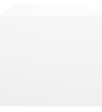 Couchtisch mit Glastüren Weiß 102x50x42 cm