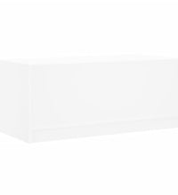 Couchtisch mit Glastüren Weiß 102x50x42 cm