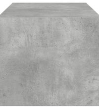 Couchtisch mit Glastüren Betongrau 102x50x42 cm