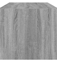 Couchtisch mit Glastüren Grau Sonoma 102x50x42 cm