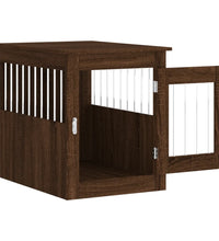 Hundekäfig im Möbelstil Braun Eichen-Optik 55x75x65 cm