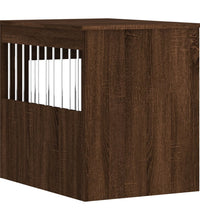 Hundekäfig im Möbelstil Braun Eichen-Optik 55x75x65 cm