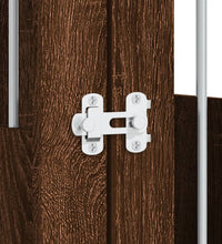 Hundekäfig im Möbelstil Braun Eichen-Optik 55x75x65 cm