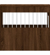 Hundekäfig im Möbelstil Braun Eichen-Optik 55x80x68 cm