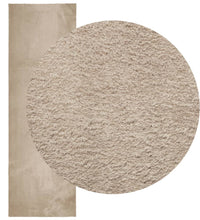 Teppich HUARTE Kurzflor Weich und Waschbar Sandfarben 80x250 cm