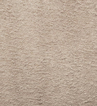 Teppich HUARTE Kurzflor Weich und Waschbar Sandfarben Ø 100 cm