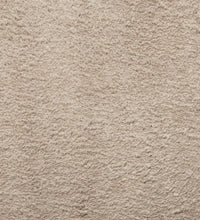 Teppich HUARTE Kurzflor Weich und Waschbar Sandfarben Ø 160 cm