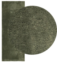Teppich HUARTE Kurzflor Weich und Waschbar Waldgrün 80x200 cm