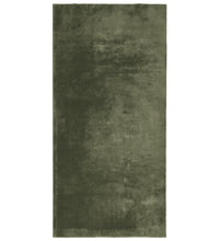 Teppich HUARTE Kurzflor Weich und Waschbar Waldgrün 100x200 cm