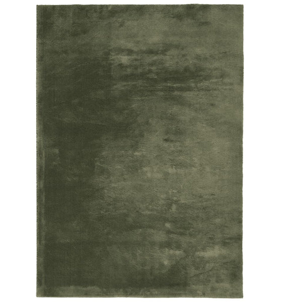 Teppich HUARTE Kurzflor Weich und Waschbar Waldgrün 200x280 cm