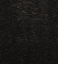 Teppich HUARTE Kurzflor Weich und Waschbar Schwarz 240x240 cm