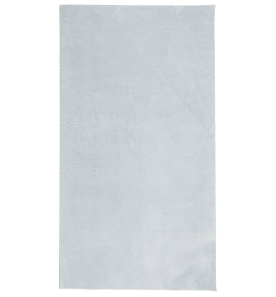 Teppich HUARTE Kurzflor Weich und Waschbar Blau 60x110 cm