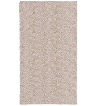 Shaggy-Teppich PAMPLONA Hochflor Modern Beige 60x110 cm