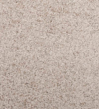 Shaggy-Teppich PAMPLONA Hochflor Modern Beige 80x150 cm