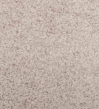 Shaggy-Teppich PAMPLONA Hochflor Modern Beige 80x200 cm