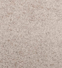 Shaggy-Teppich PAMPLONA Hochflor Modern Beige 80x250 cm