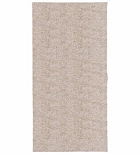 Shaggy-Teppich PAMPLONA Hochflor Modern Beige 100x200 cm