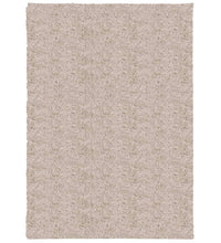 Shaggy-Teppich PAMPLONA Hochflor Modern Beige 120x170 cm