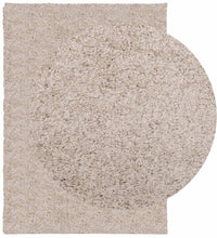 Shaggy-Teppich PAMPLONA Hochflor Modern Beige 120x170 cm