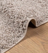 Shaggy-Teppich PAMPLONA Hochflor Modern Beige 120x170 cm