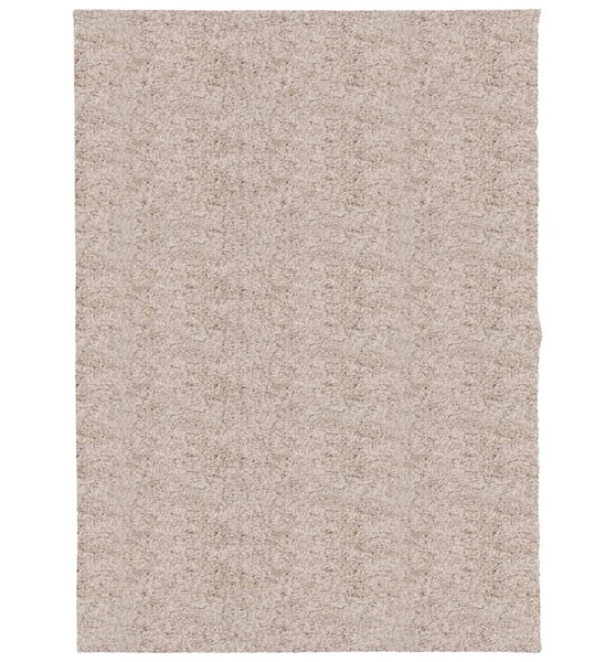 Shaggy-Teppich PAMPLONA Hochflor Modern Beige 140x200 cm