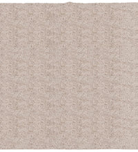 Shaggy-Teppich PAMPLONA Hochflor Modern Beige 160x160 cm