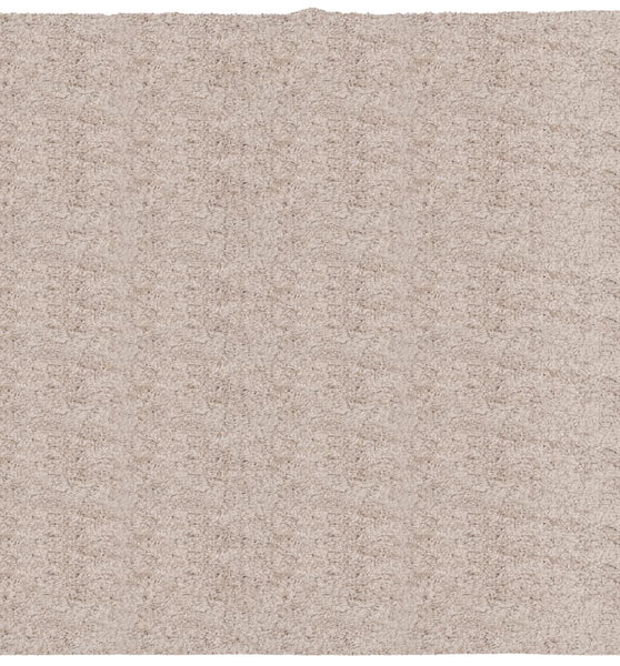 Shaggy-Teppich PAMPLONA Hochflor Modern Beige 160x160 cm