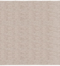 Shaggy-Teppich PAMPLONA Hochflor Modern Beige 200x200 cm