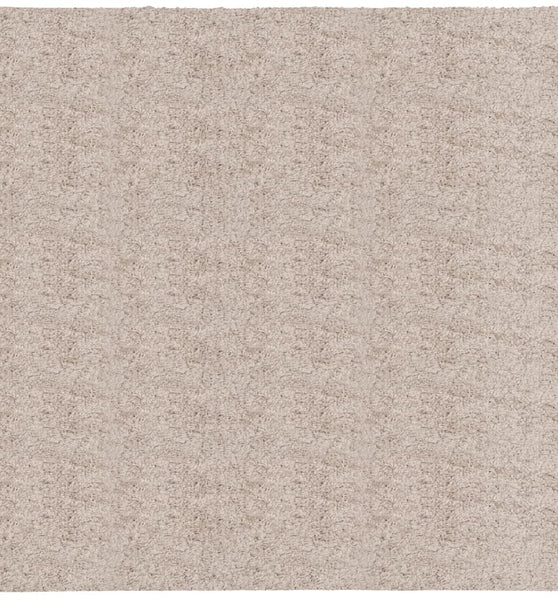 Shaggy-Teppich PAMPLONA Hochflor Modern Beige 200x200 cm