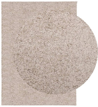 Shaggy-Teppich PAMPLONA Hochflor Modern Beige 240x340 cm