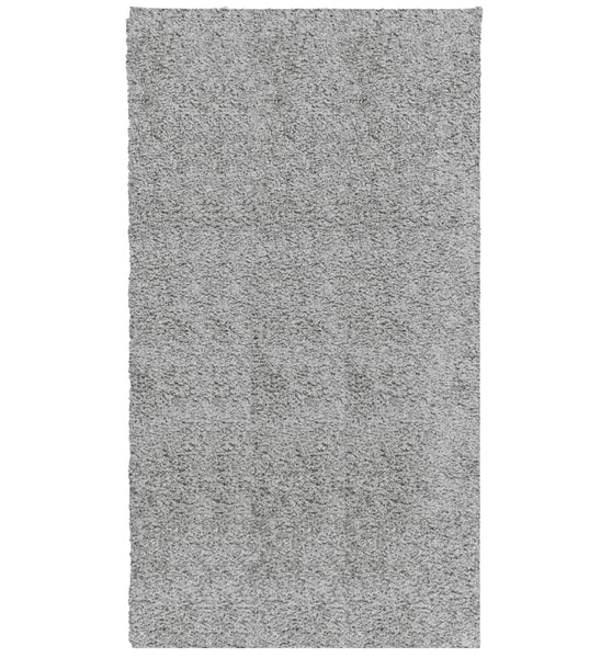 Shaggy-Teppich PAMPLONA Hochflor Modern Grau 60x110 cm