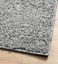 Shaggy-Teppich PAMPLONA Hochflor Modern Grau 80x150 cm