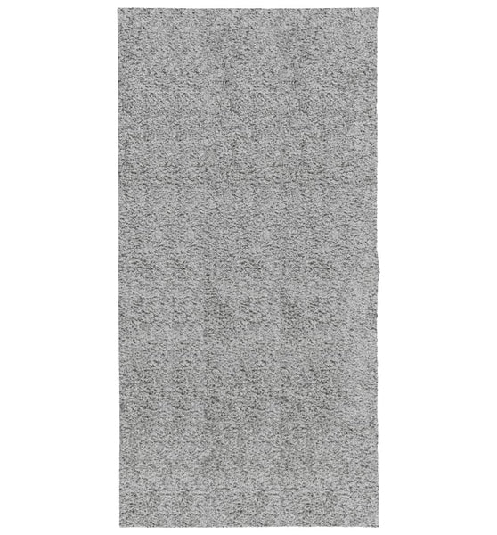 Shaggy-Teppich PAMPLONA Hochflor Modern Grau 100x200 cm