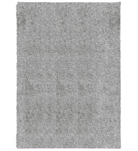 Shaggy-Teppich PAMPLONA Hochflor Modern Grau 120x170 cm