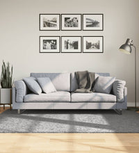 Shaggy-Teppich PAMPLONA Hochflor Modern Grau 140x200 cm