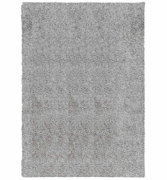 Shaggy-Teppich PAMPLONA Hochflor Modern Grau 160x230 cm