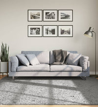 Shaggy-Teppich PAMPLONA Hochflor Modern Grau 200x200 cm