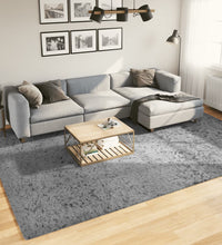 Shaggy-Teppich PAMPLONA Hochflor Modern Grau 240x340 cm