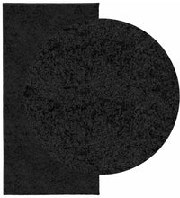 Shaggy-Teppich PAMPLONA Hochflor Modern Schwarz 100x200 cm