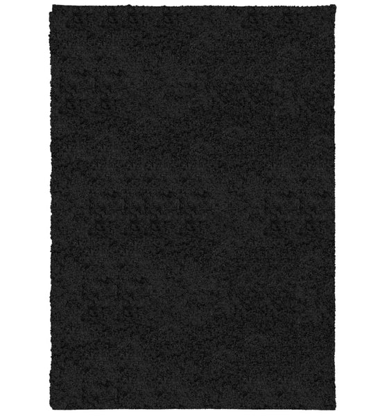 Shaggy-Teppich PAMPLONA Hochflor Modern Schwarz 160x230 cm