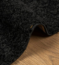 Shaggy-Teppich PAMPLONA Hochflor Modern Schwarz 160x230 cm