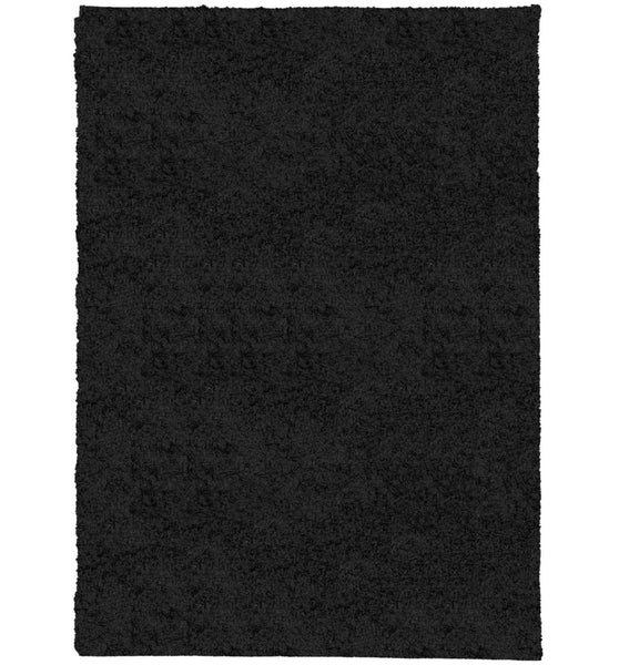 Shaggy-Teppich PAMPLONA Hochflor Modern Schwarz 200x280 cm