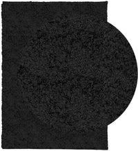 Shaggy-Teppich PAMPLONA Hochflor Modern Schwarz 200x280 cm